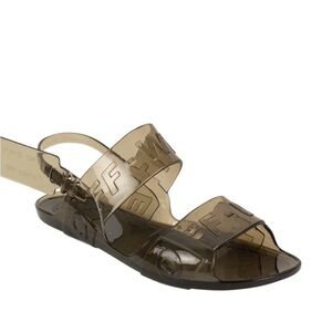 Off White Virgil Abloh Zip Tie Jelly Sandal